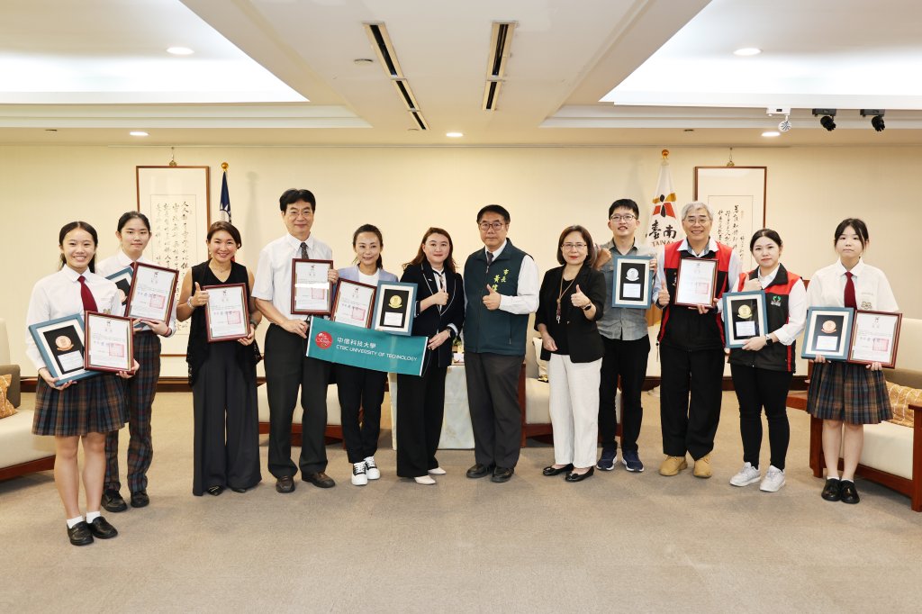 台南代表國際發明展奪6金4銀1銅 黃偉哲肯定台南研發實力被世界看見