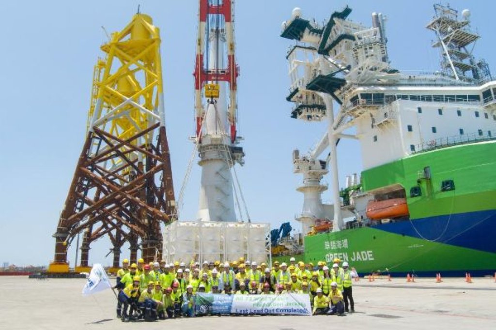 台船環海順利完成海龍離岸風場73座套管式水下基礎安裝