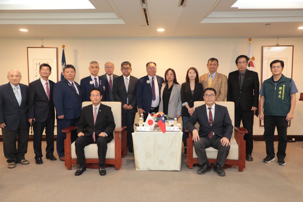 日本安中市岩井均市長南市府拜會 市長黃偉哲樂見兩市展開深度交流