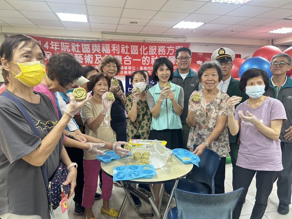 臺南郵局攜手北區勝安社區 舉辦「郵愛馨香‧平安手作日」活動