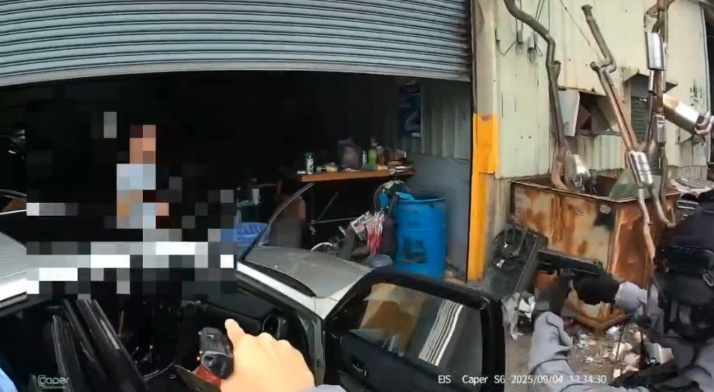 以汽車修配廠為掩護從事改造槍械 南警少年隊攻堅查獲改造槍枝及「星型」毒品