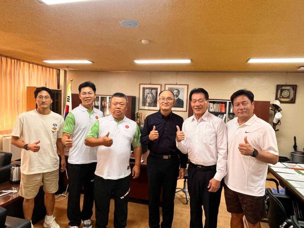 體育局長陳良乾拜會南韓田徑協會 攜手韓國跑者與球隊共譜交流新頁