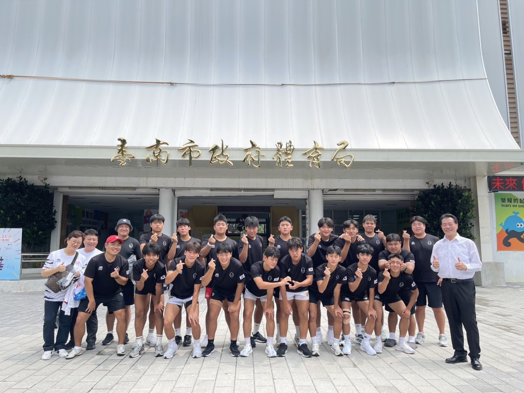 韓國U16橄欖球代表隊抵台南移地訓練 強化台韓體育交流