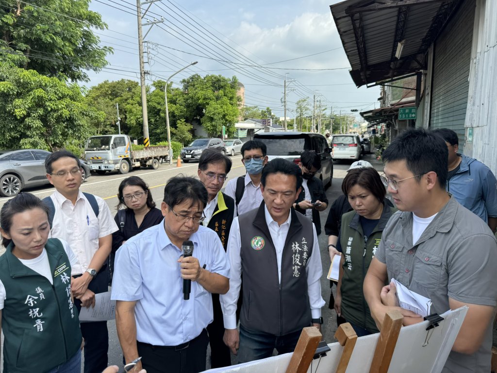 告別逢雨必淹窘境 立委林俊憲力促新化排水建設經費儘速核定