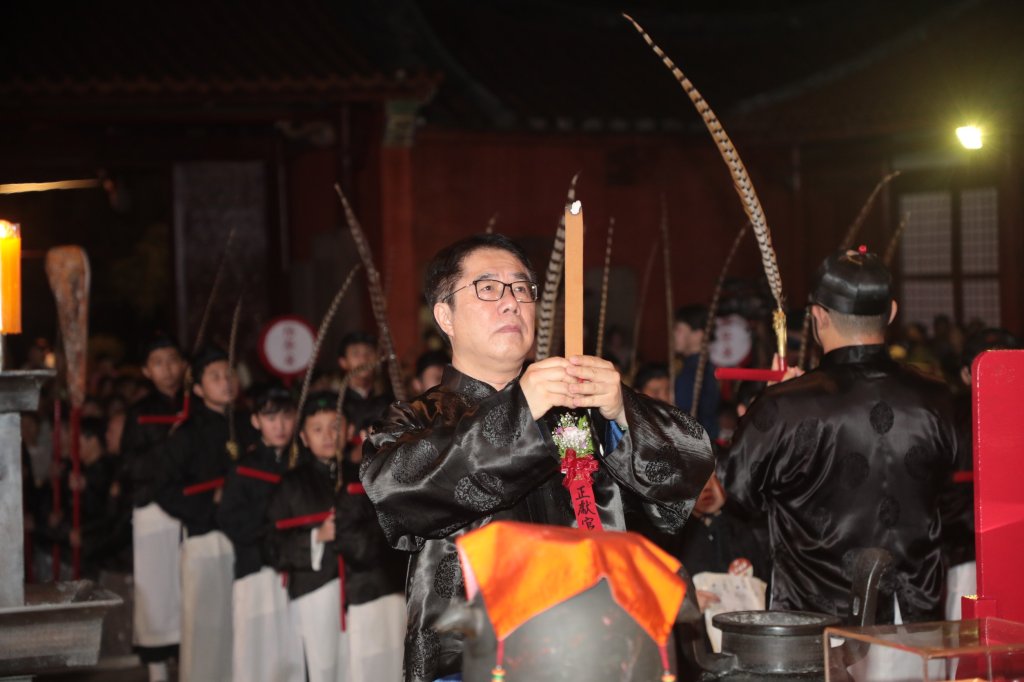 114年秋祭大成至聖先師孔子釋奠典禮 黃偉哲任正獻官傳承百年文化傳統 