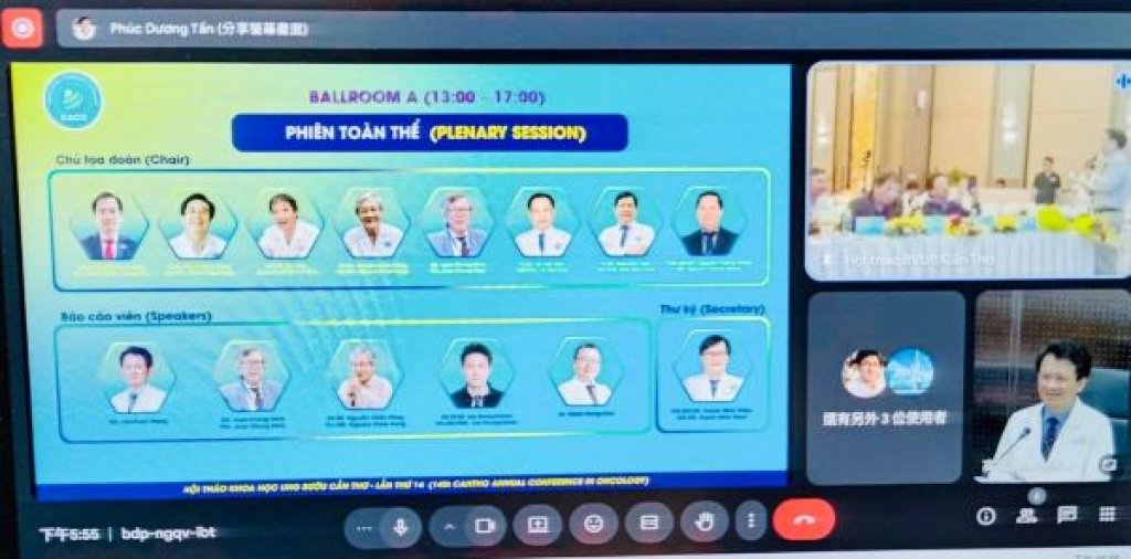 臺越醫療深化交流 第14屆肯特國際癌症年會 高醫分享第三期大腸癌治療新策略