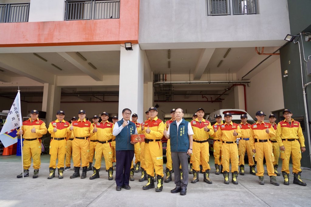 花蓮馬太鞍溪發生堰塞湖重大災情 台南市消防局特搜隊前往支援 28日平安回到台南