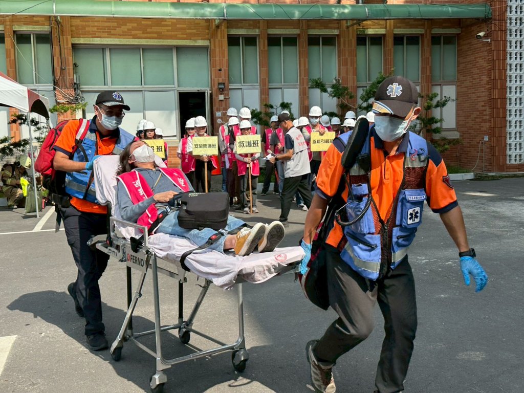 大內區公所辦理聯合地震防災教育暨初期疏散避難演練 強化自救防災量能