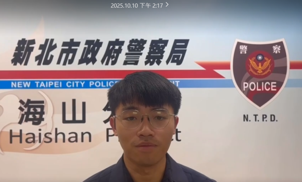 玩命！男子站立行進中貨車前保險桿險象環生　警依法舉發開罰