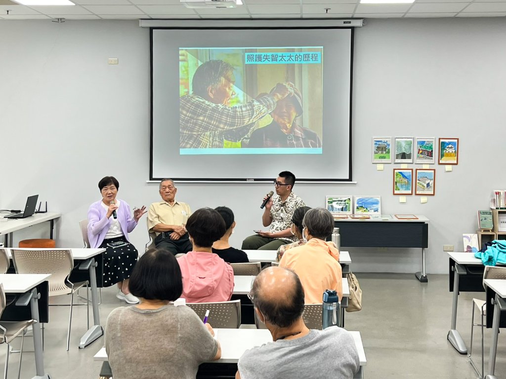 台南市立醫院打造失智友善社區  志工分享用繪畫重新點亮人生