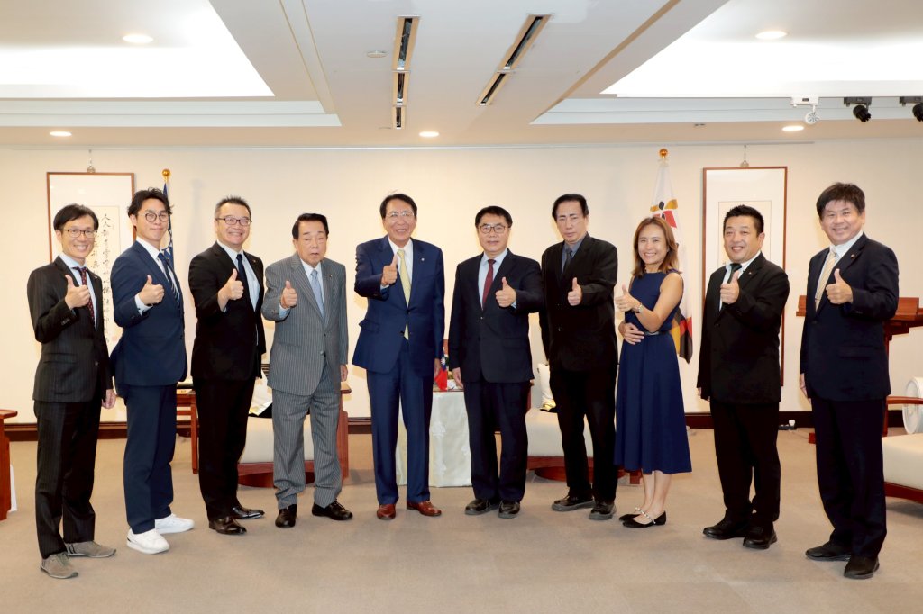 黃偉哲歡迎石川縣白山市與靜岡縣藤枝市訪問團