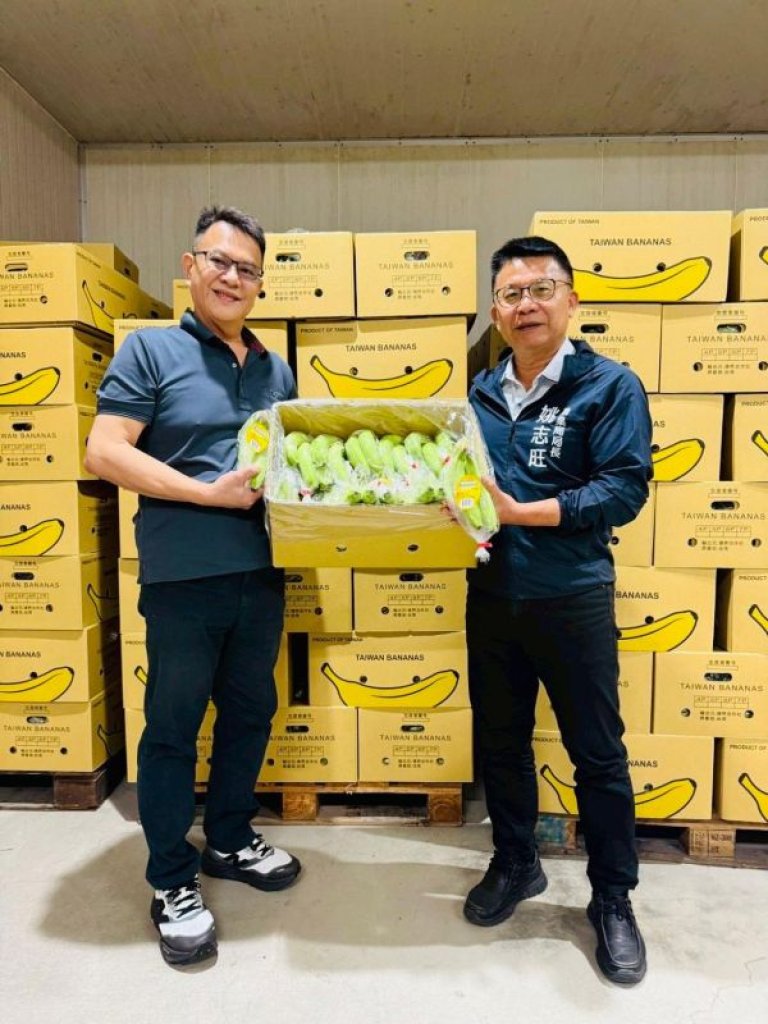 高雄香蕉香氣飄新加坡 穩定供貨每週出航 全年出口興國可望突破20公噸