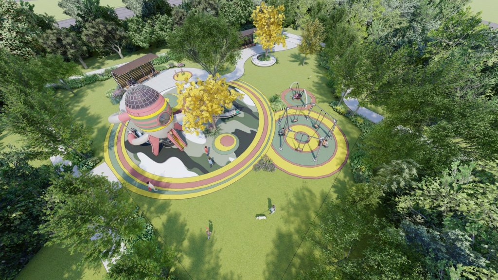 臺南市永康創意設計園區啟新篇 公園將軍事意象轉化為親子互動的生活場景