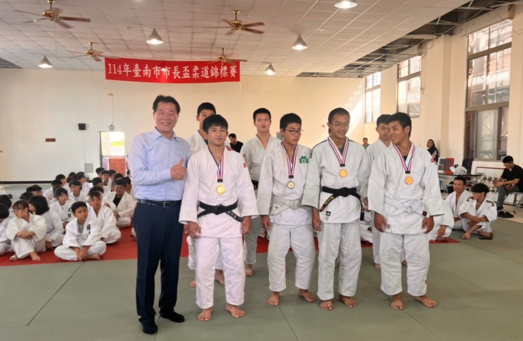 114年臺南市市長盃柔道錦標賽熱血開戰 近百名選手展現柔道精神拚榮耀