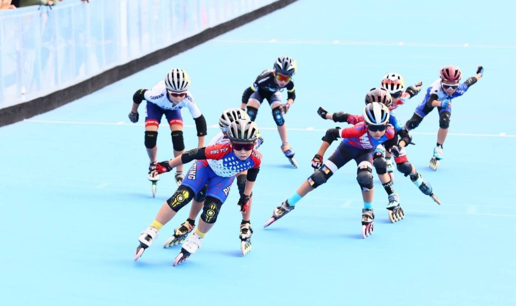 臺南市市長盃滑輪溜冰錦標賽熱力開賽 各路滑輪好手齊聚 展現極速魅力