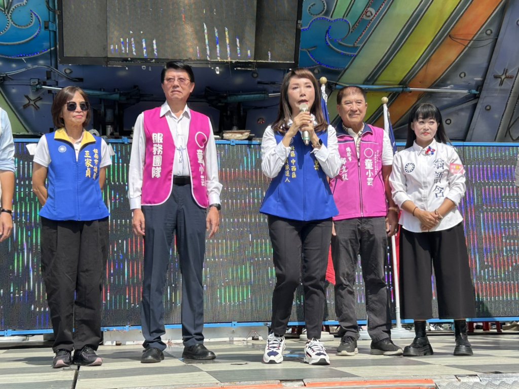 謝龍介唯一子弟兵童小芸北區競選市議員辦公室成立 現場超過兩千人支持者到場支持