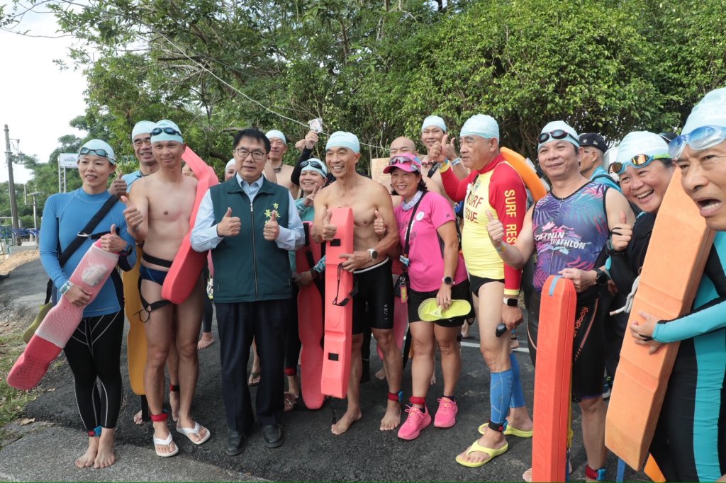 2025泳渡虎頭埤盛大登場 黃偉哲邀大家共遊水與綠的幸福時光
