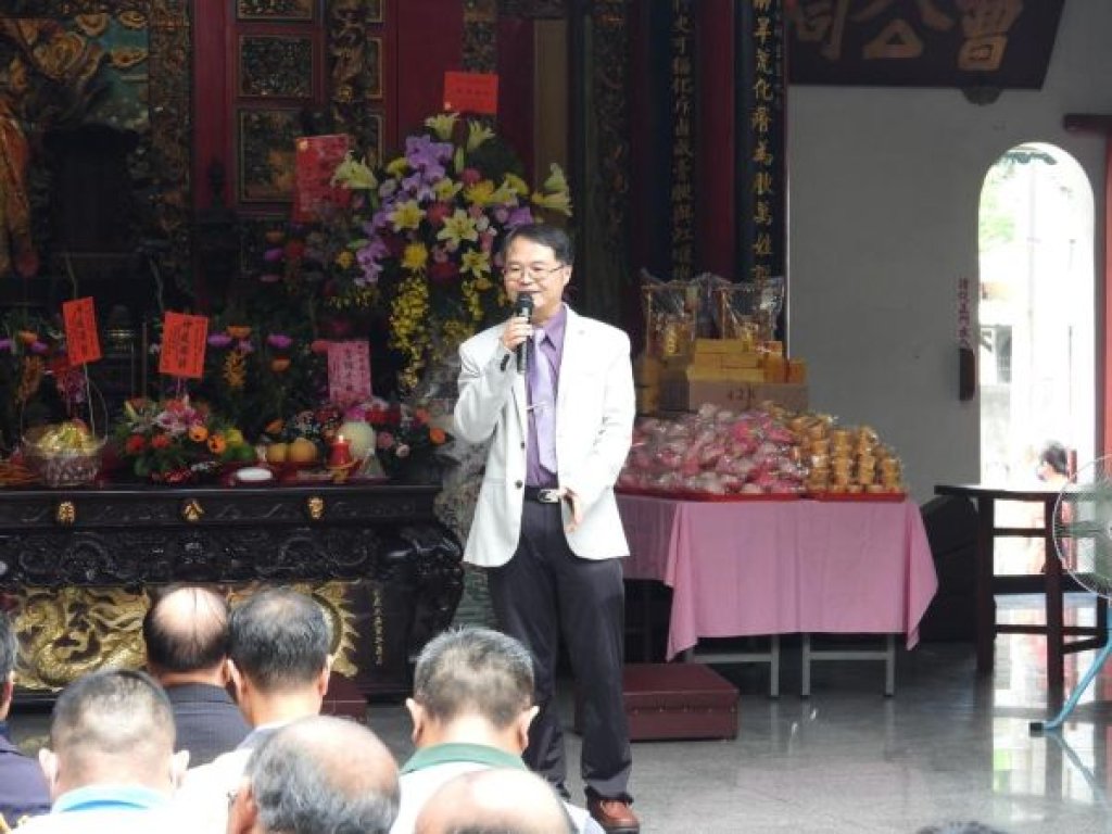  農水署高雄管理處慶祝曹謹239週年誕辰 水利工程學者葉克家博士獲曹公奬