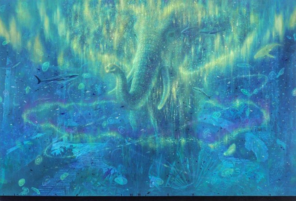 書畫博客未來棲居-嚴靖傑、黃頤勝、徐主音三人聯展在尊彩藝術中心展出