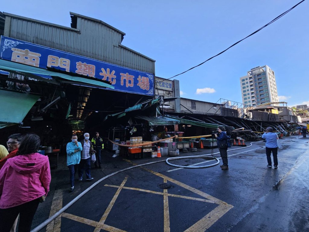 桃園市議員林政賢要求桃園市府儘速啟動南門市場災後復原