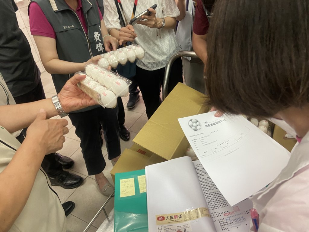 台南市學校午餐蛋品全面清查 確認無使用芬普尼雞蛋 