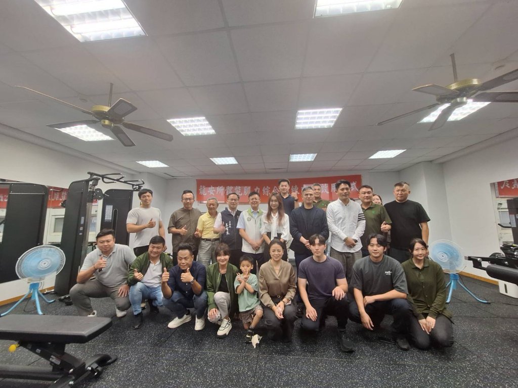 警友站長成立體能訓練中心 鼓勵員警勤餘時間健身紓壓