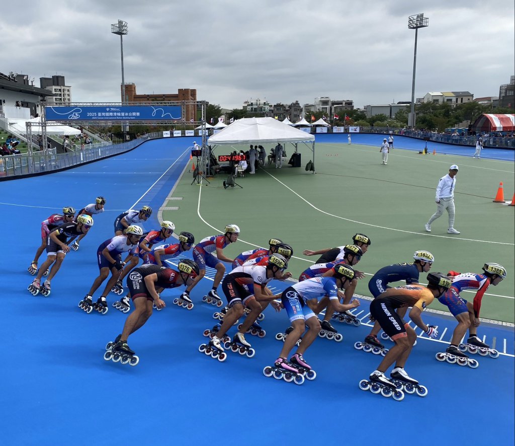 國際滑輪溜冰盛事再臨臺南 2025臺灣國際滑輪溜冰公開賽熱血開賽