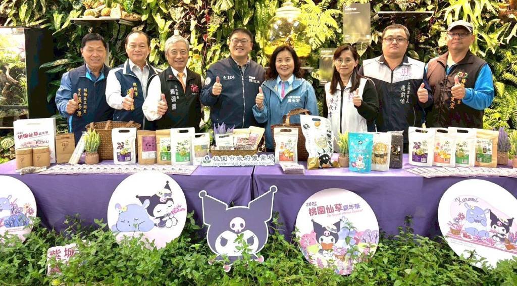 11/22桃園仙草嘉年華揭幕　酷洛米相伴走進浪漫紫色花海