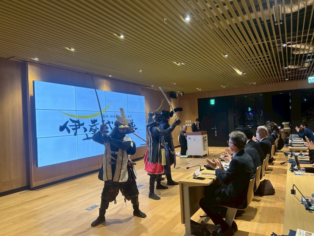 台南、日本仙台合辦講座歡慶友誼20年！ 伊達武將與仙台牛舌登場，民眾high翻