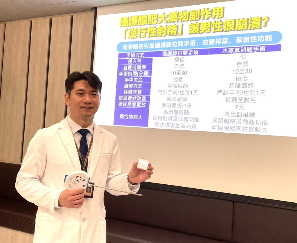 55歲男子攝護腺肥大 攝護腺拉開手術 保住「性」福