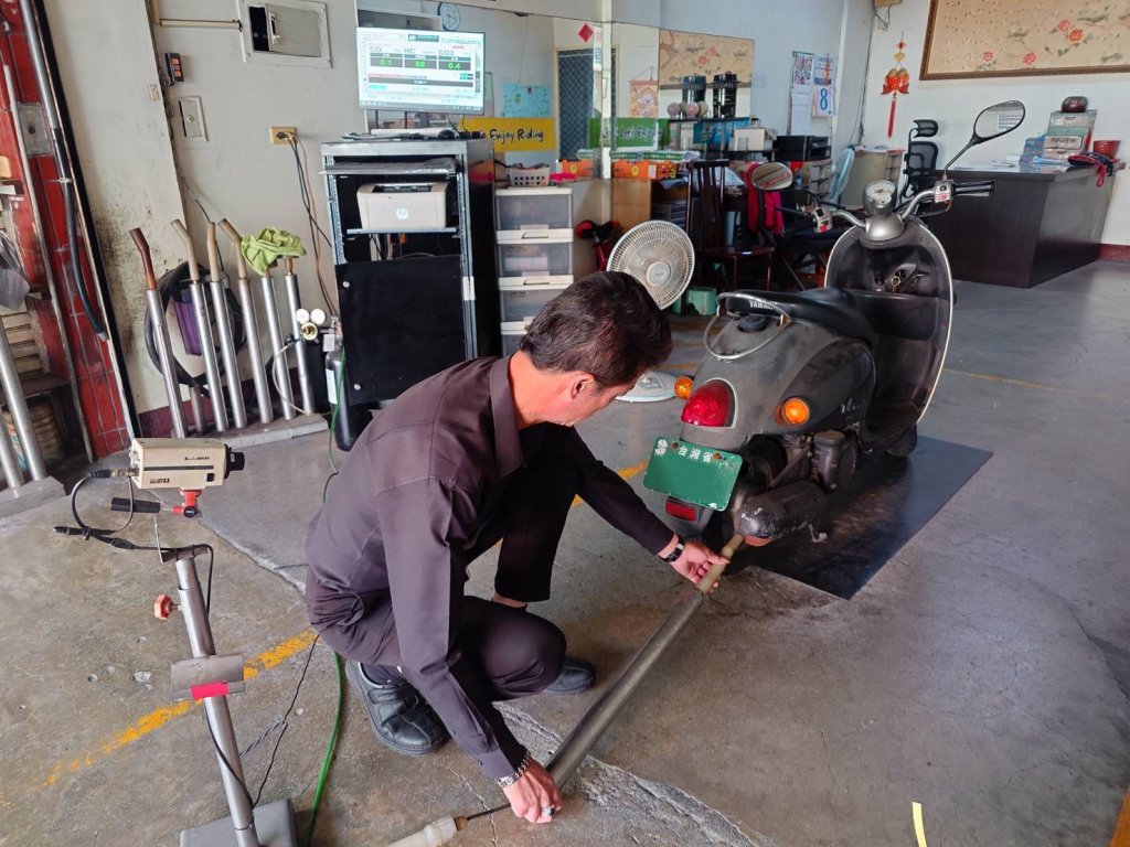 機車E化定檢逾四成響應 南市環保局籲車主按時驗車免受罰