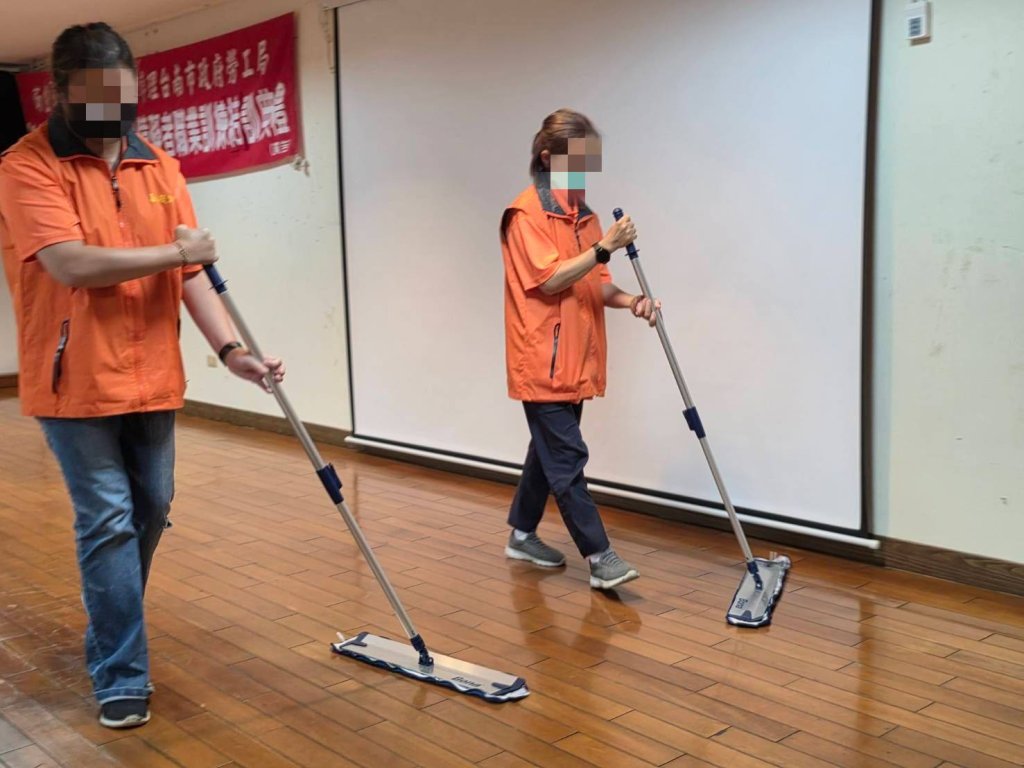 「潔」淨未來．職涯啟航 臺南市勞工局委辦身心障清潔班學員結訓