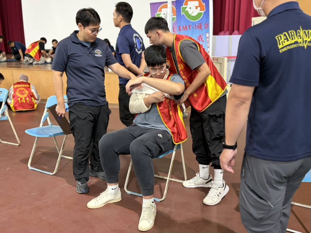 備役役男EMT-1複訓演訓召集 精進後勤支援量能