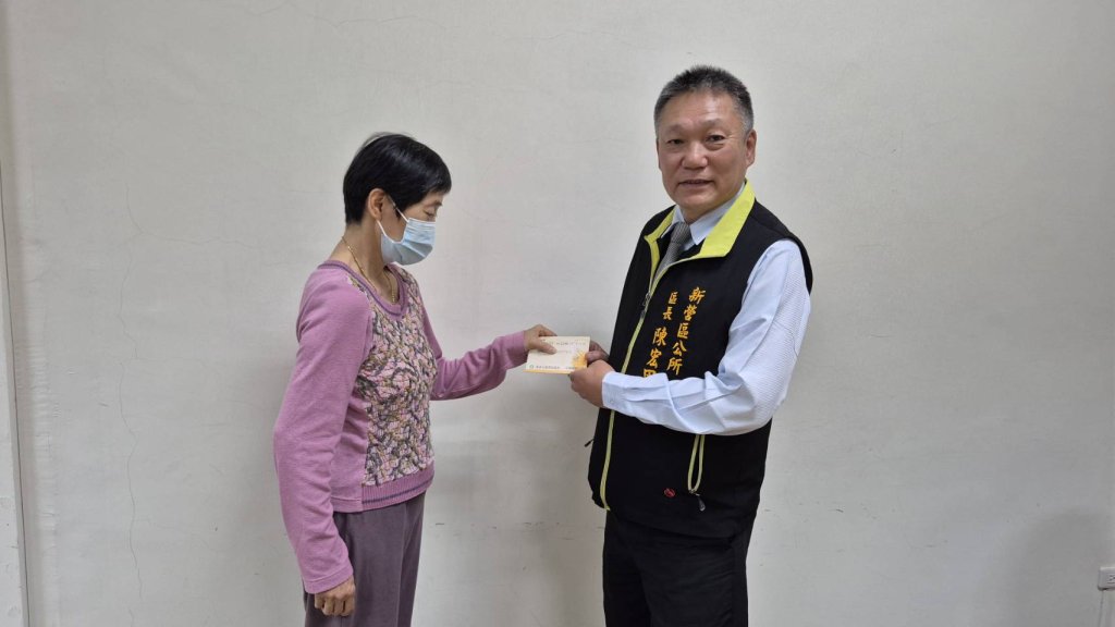 丹娜絲風災補助中央加發2萬元 新營區公所完成首批撥款