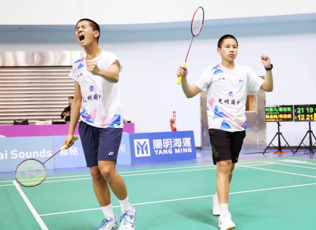 太平洋全國國中盃團體羽球錦標賽激戰結果出爐　最大贏家土銀大毅光明A包辦男女團雙料冠軍