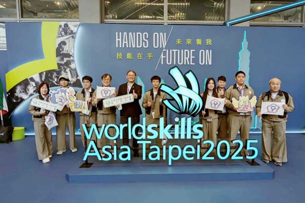 桃竹苗分署技職量能引爆2025亞洲技能競賽　7大職類抱回8面金牌全面展現我國技職教育深厚能量