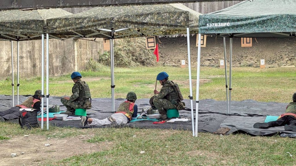 提升全民防衛量能 南市府替代役備役男進行打靶訓練 實彈射擊