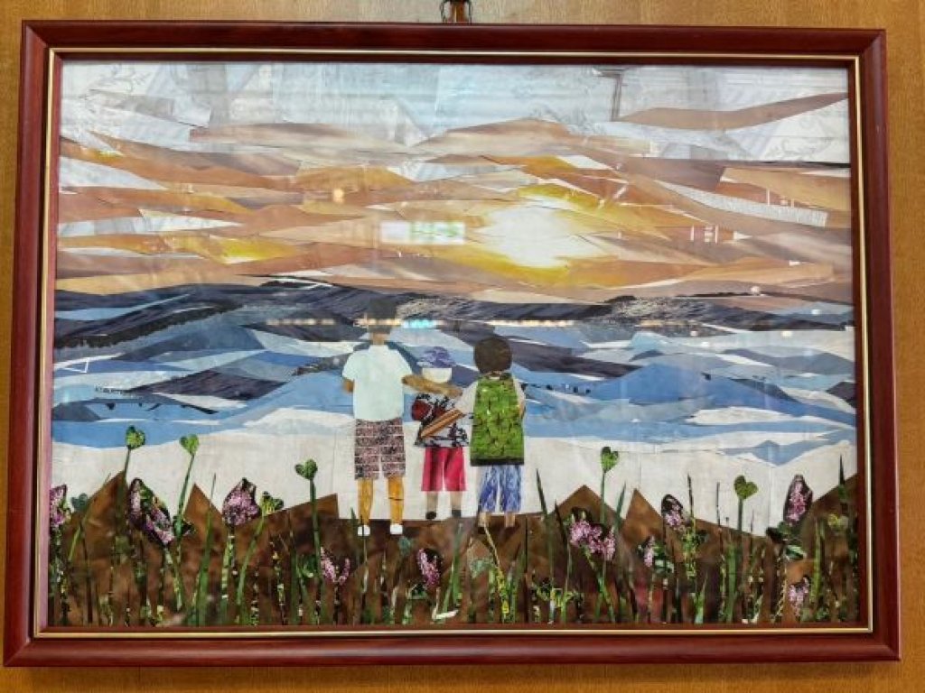 義大醫療攜手育田基金會「從碎片到完整」 拼貼畫展進駐癌治療醫院，用藝術點亮抗癌希望