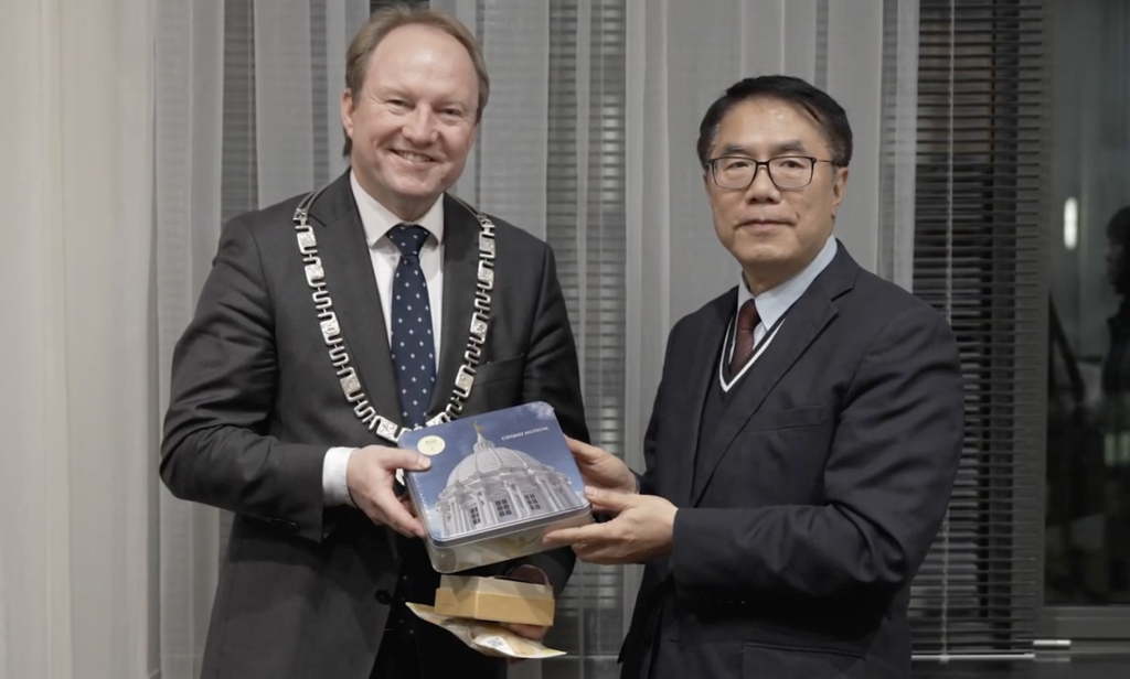黃偉哲訪荷蘭友誼市阿梅爾市 用歷史情誼開展台荷科技新篇