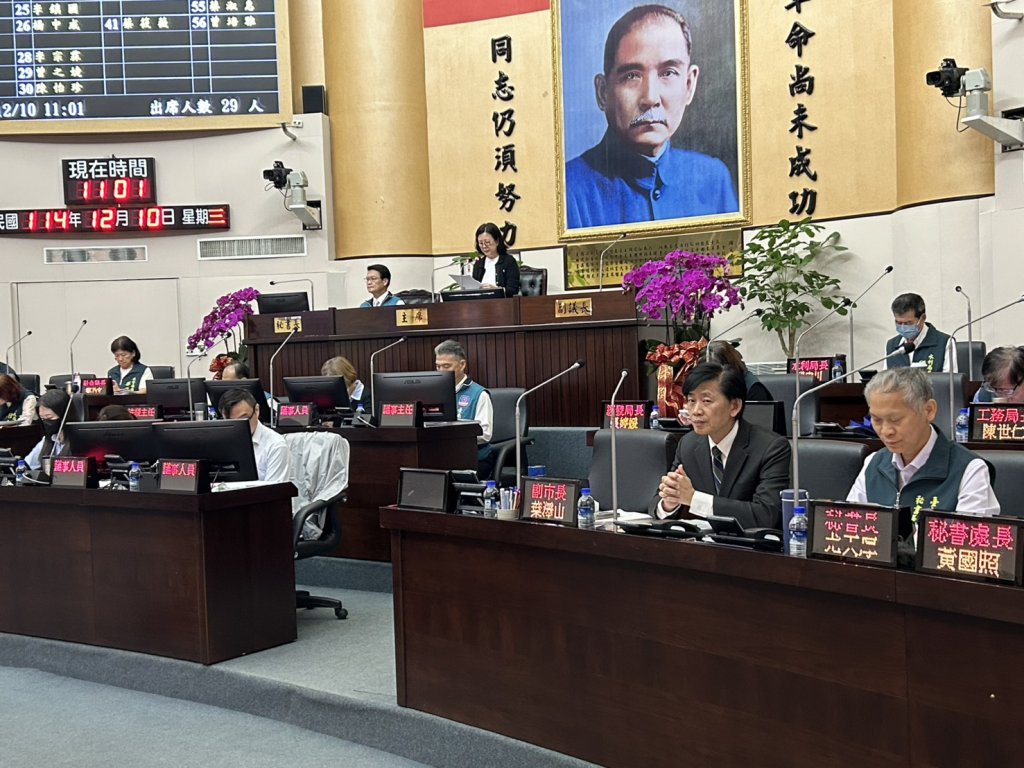 臺南市議會10日起召開臨時會審查南市府總預算及墊付款