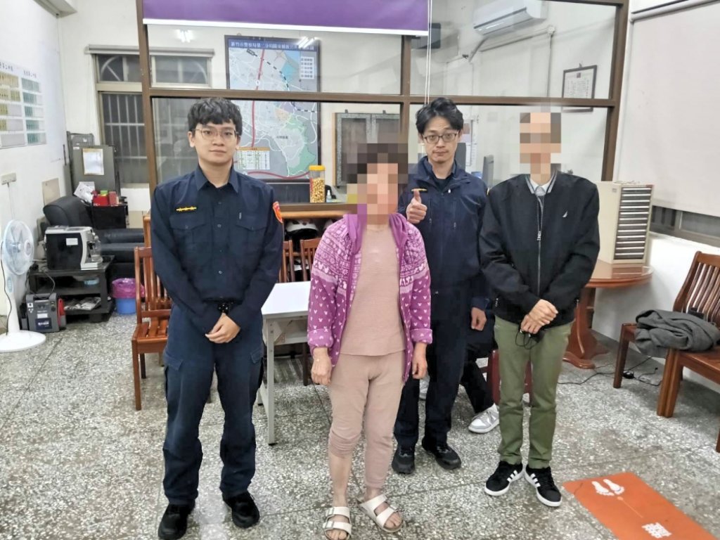 成功救援走失長者　竹市警二分局跨轄協尋迅速應處