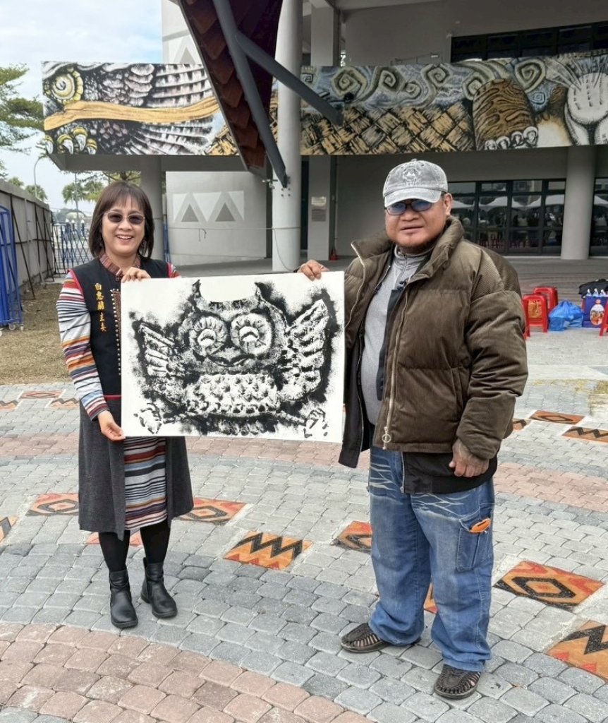 公共藝術《火我帶來囉！》民眾共創-原住民族文化於冬日暖陽中走入社區生活