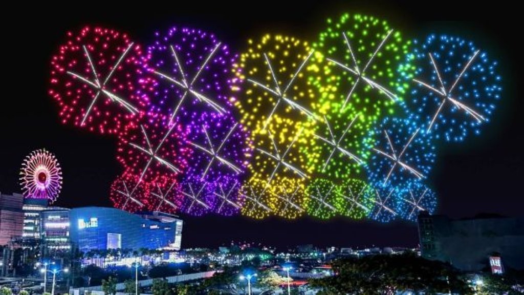 高雄跨年雙彩蛋 以紅色喜氣造型首登 亞灣跨年花火觀賞點公開