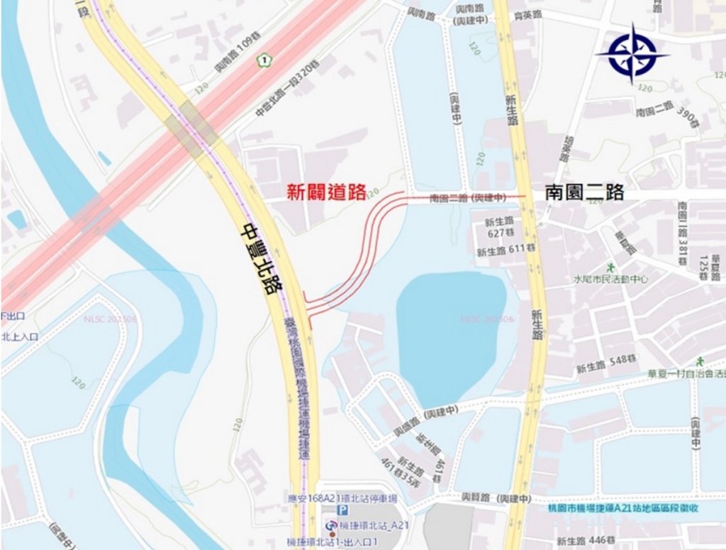 中壢區道路建設再傳進展　南園二路延伸中豐北路都市計畫公告實施