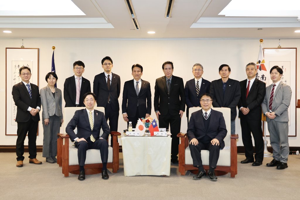 熊本縣木村敬知事率團拜會黃偉哲 台南-熊本直航帶動多元合作