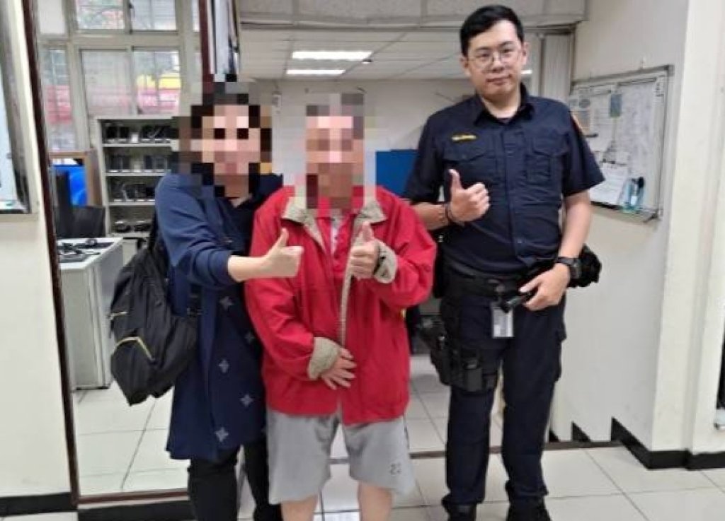 失智老翁失蹤  大同分局暖警超商巧遇助返家
