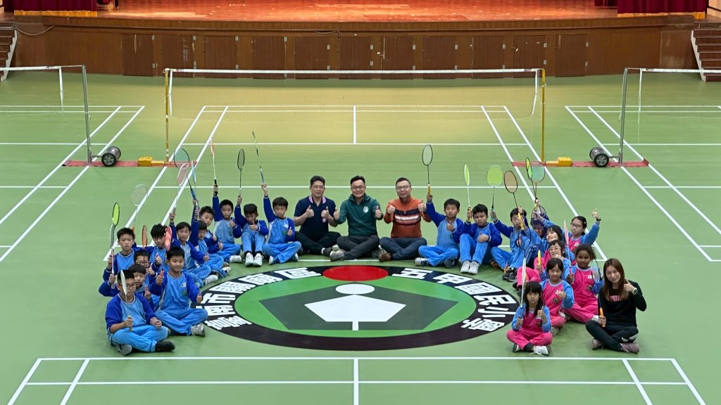 黃曆年前好消息！ 五甲國小羽球場地全面升級 變身安全有溫度的羽球館