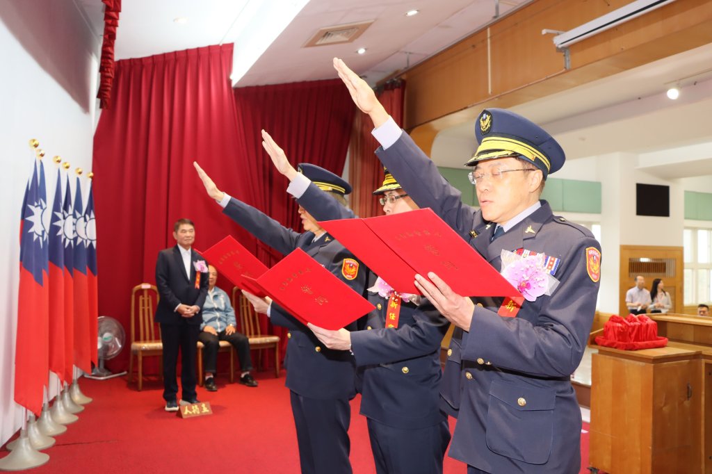 苗縣警局分局長交接完成｜強化治安交通、守護重要節日安全