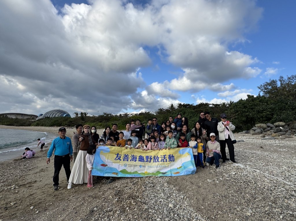 混獲受困到回家之路　兩隻保育海龜屏東後灣野放成功