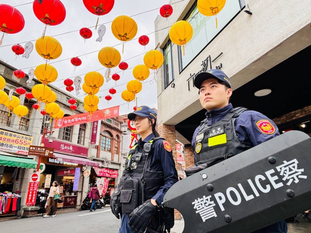 1/31-2/15台北年貨大街熱鬧登場！  大同警全力加強維安